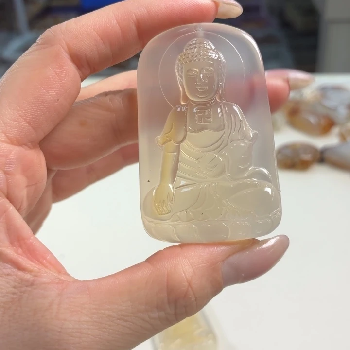 玛瑙/玉髓吊坠(不含链)未镶嵌