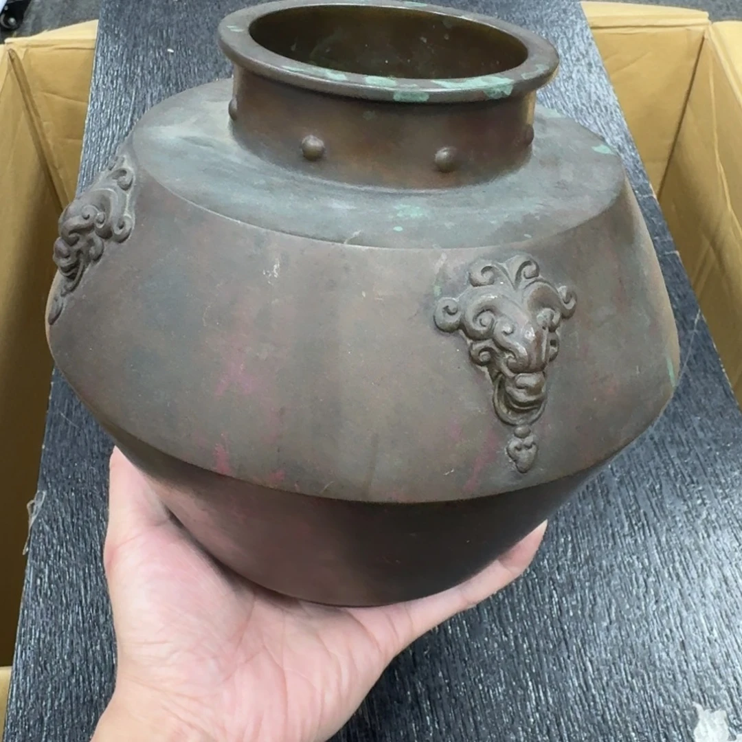 铜日本中古工艺品摆件