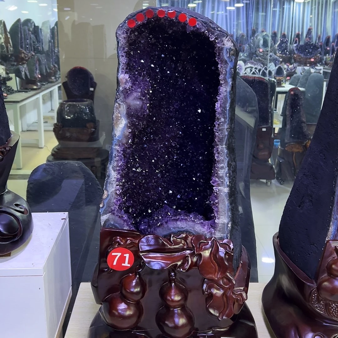 紫晶未镶嵌大型摆件（非配饰）
