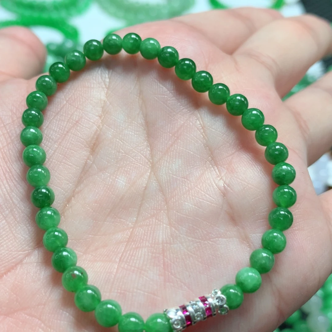未镶嵌手链翡翠翡翠