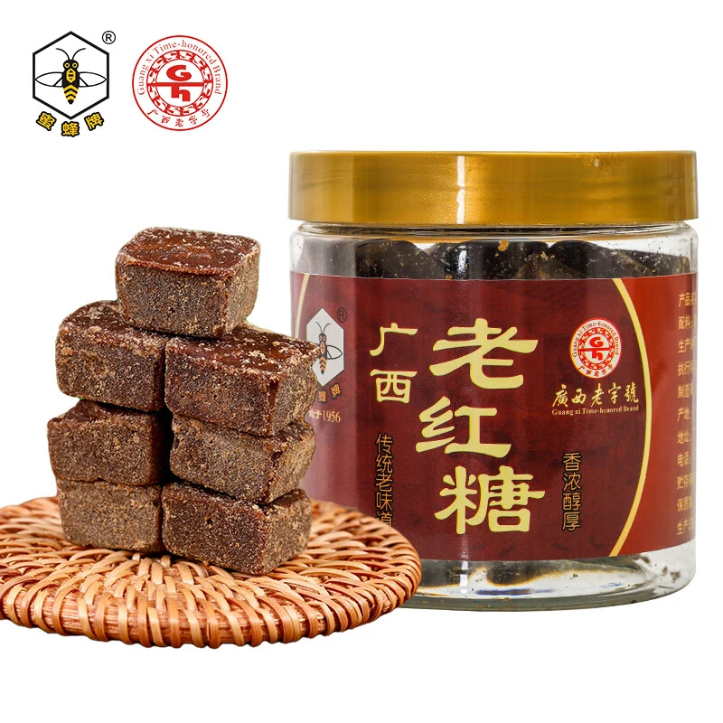 【蜜蜂牌】广西老红糖230g*2罐
