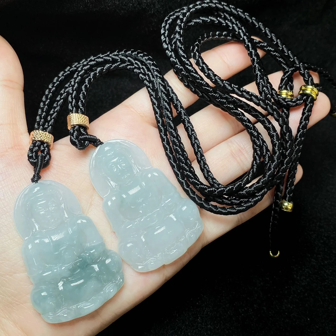 【云上叙】翡翠吊坠-多样性发一件-47x31x5mm-V0971-M（甄选）