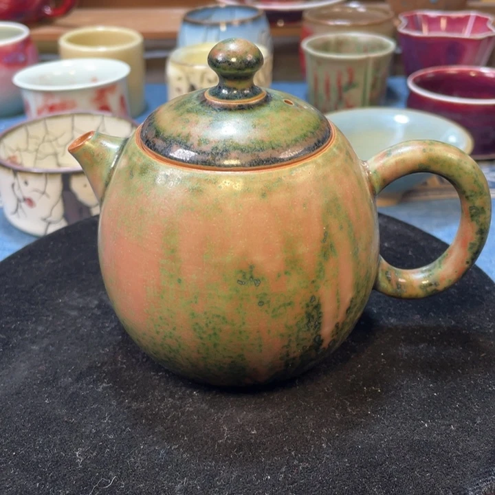 摆件Z****2钧瓷鱼化龙龙蛋壶