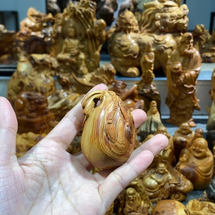 木崖柏工艺品冰裂