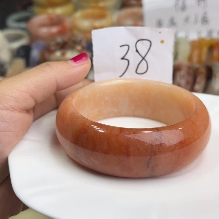 石英质玉圈口62.7未镶嵌