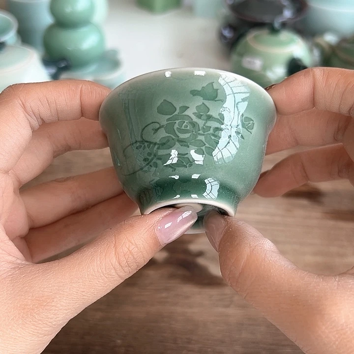 小米茶器龙泉青瓷