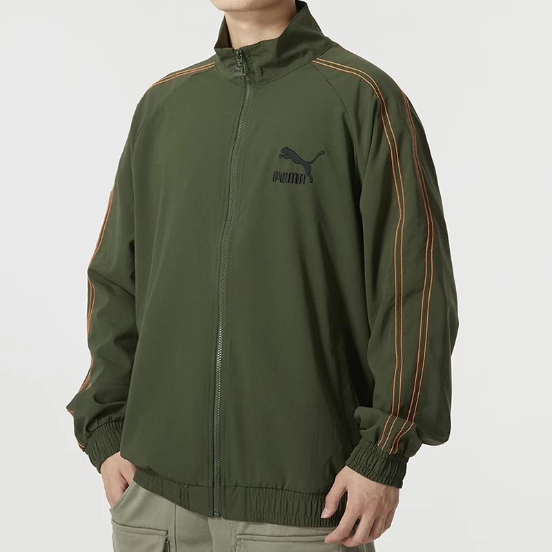PUMA彪马梭织夹克男装春季新款运动服立领宽松时尚休闲外套623023