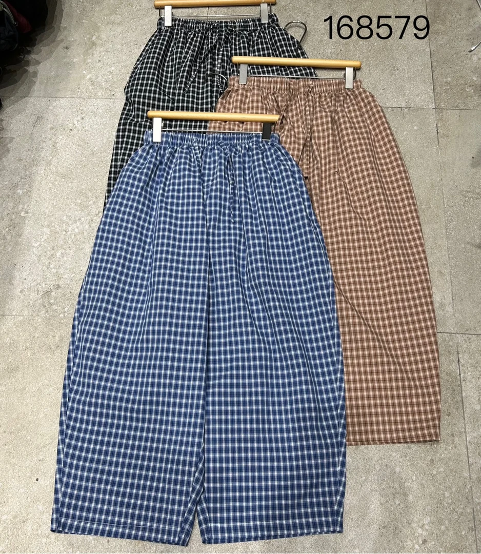 一粒沙海精品休闲格子裤168579