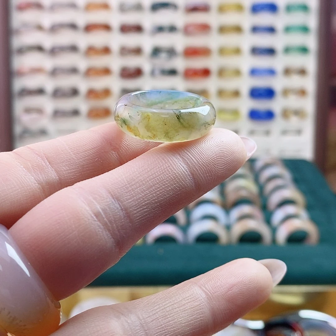 玛瑙/玉髓戒指未镶嵌丨***丨