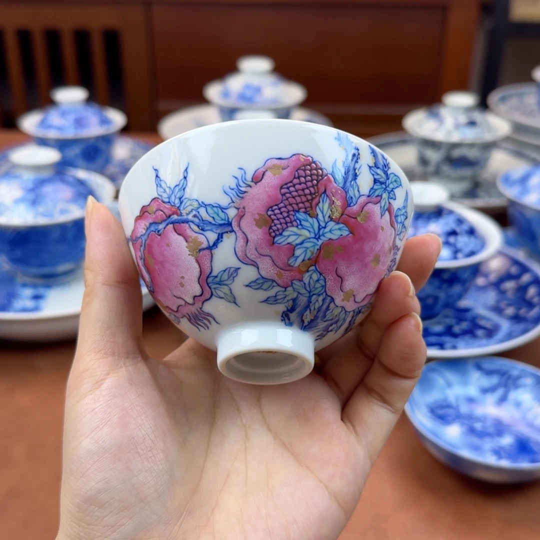 景德镇陶瓷手绘杯子