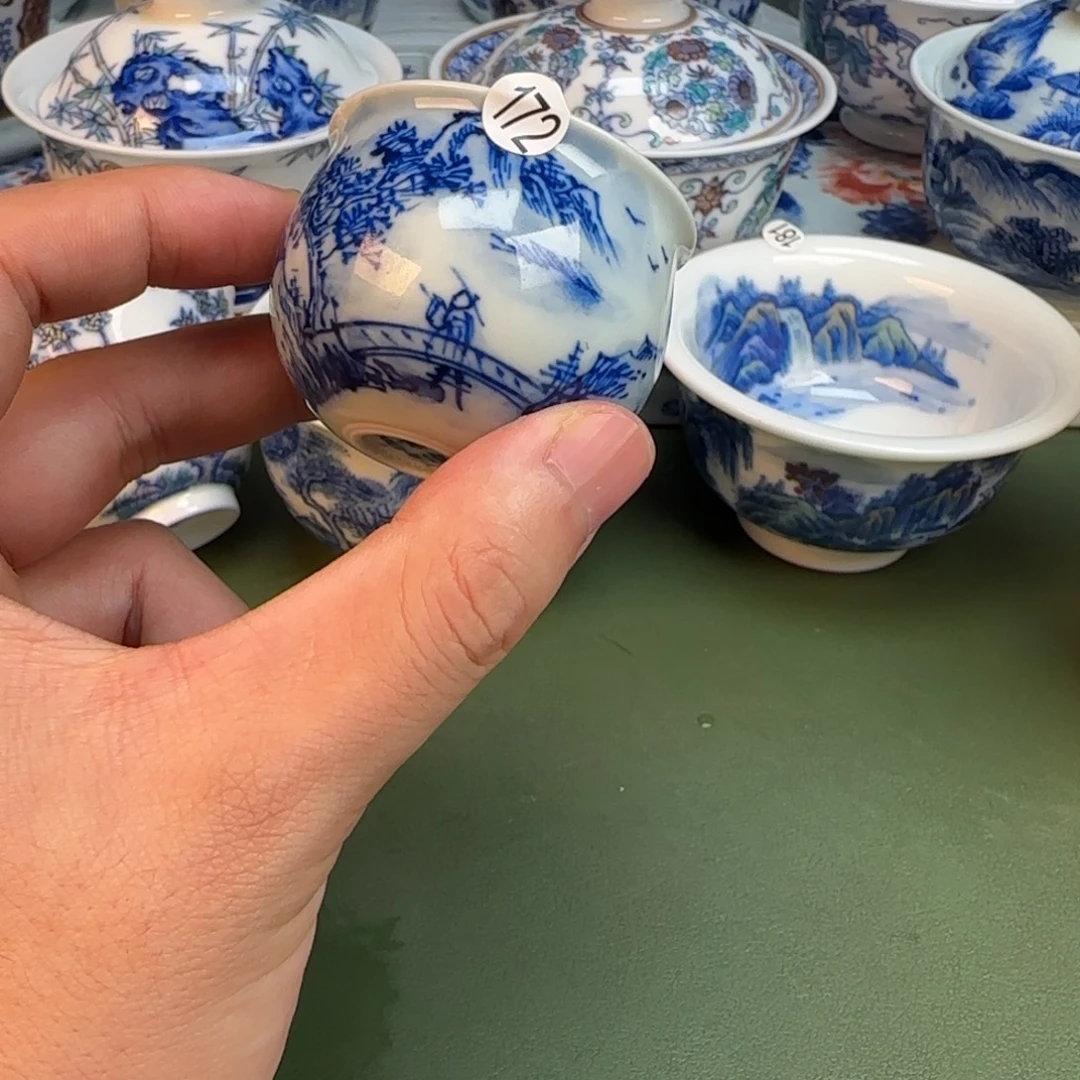 彦祖纯手工手绘茶具172