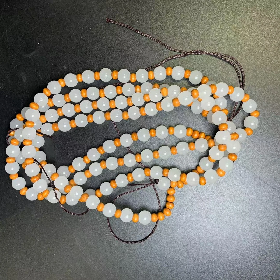 【现场收货】 天然玉石珠链  多样性发货发一件        fm/0670