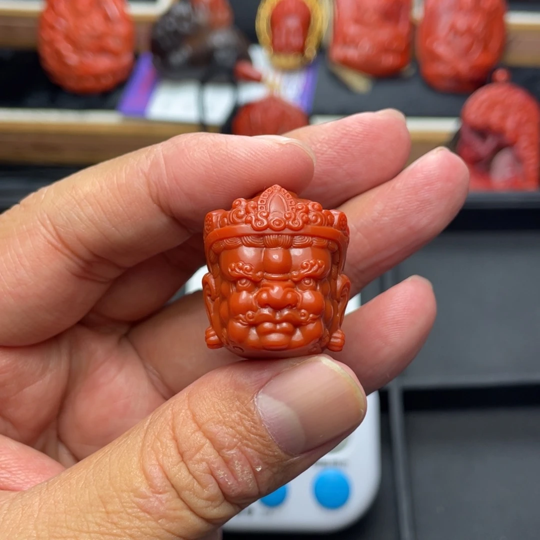 用***9南红玛瑙未镶嵌颈饰