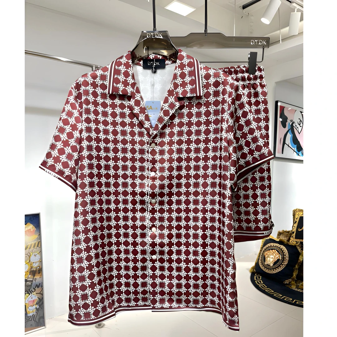 2025年新款玫瑰贡缎高定品质轻奢情侣款家居服睡衣可外穿