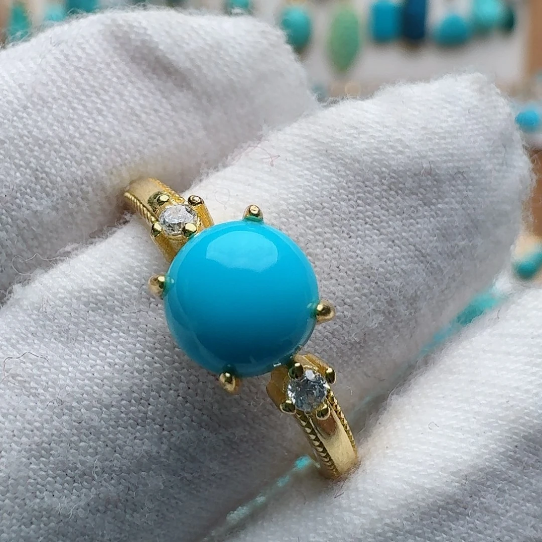 绿松石未镶嵌戒指