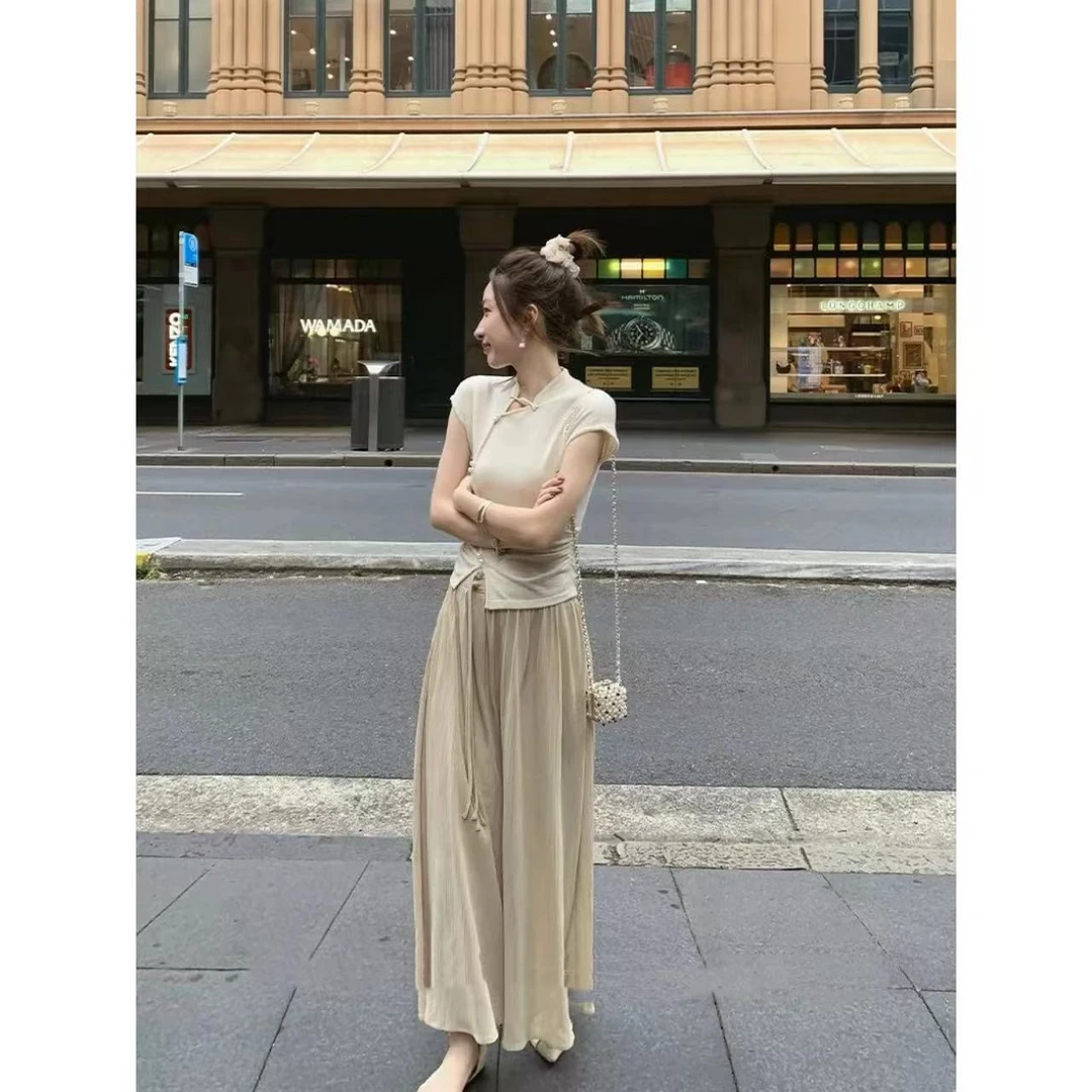 徐秋阳  禅意风   百搭时尚休闲气质春夏新款设计感半身裙10887