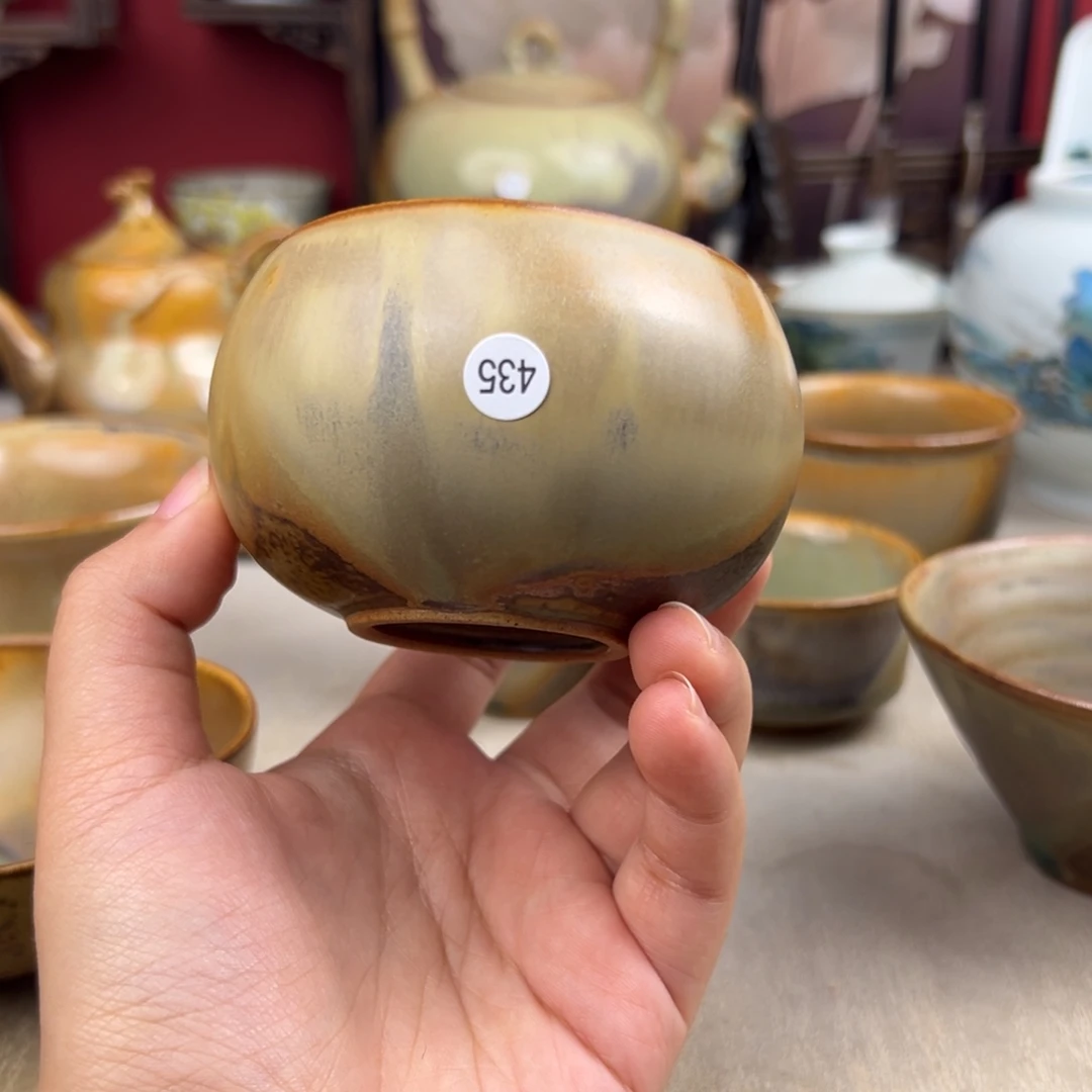 杯纯手工柴烧主人杯