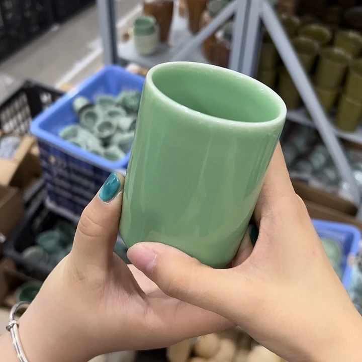 龙泉云间青瓷小米茶器