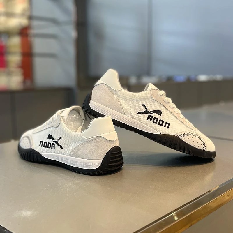 夏季低帮布面透气潮男阿甘鞋板鞋时尚百搭轻便小白鞋系带休闲鞋