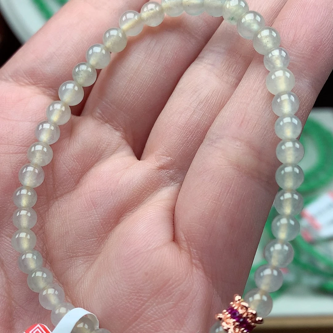 翡翠未镶嵌毛衣链