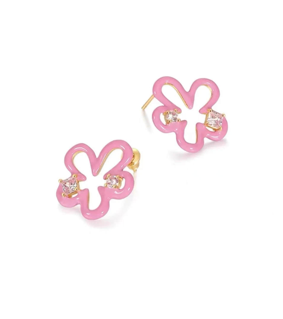 铁合金贝壳耳饰 2025年流行小众耳环耳钉项链首饰头花饰品气质