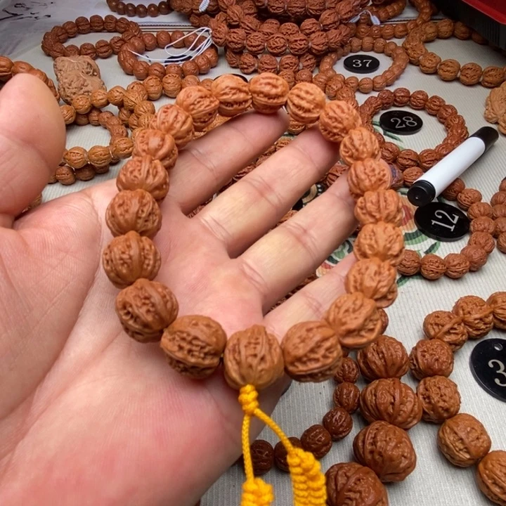 文玩核桃手串操****工八棱1.4