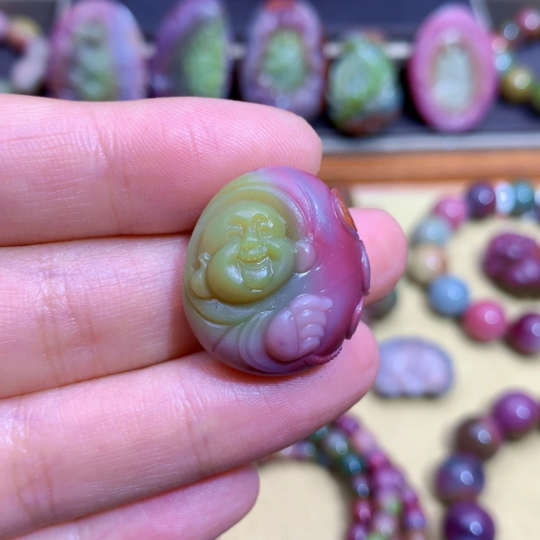 玛瑙未镶嵌挂件盐源定制