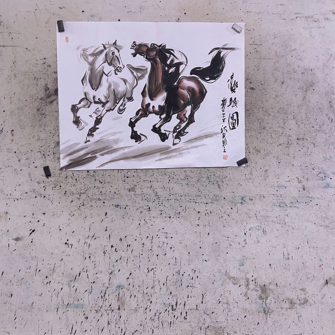 谊***部国画三尺100x70cmcm