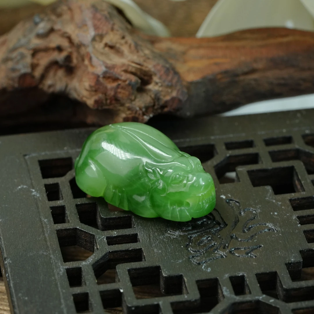 【小北严选】和田玉吊坠约28*17mm带绳【多样性发一件】-AH54X509