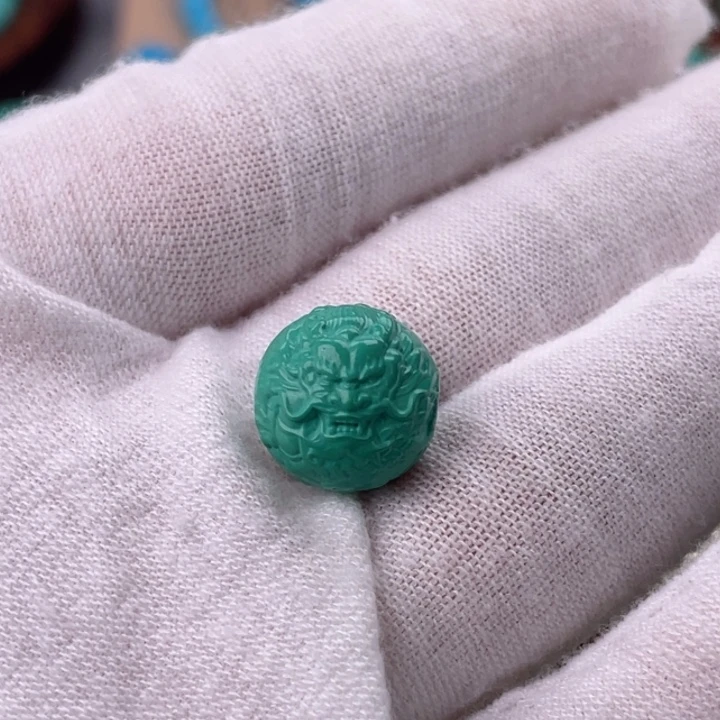 精品雕刻龙珠卡12.4mm