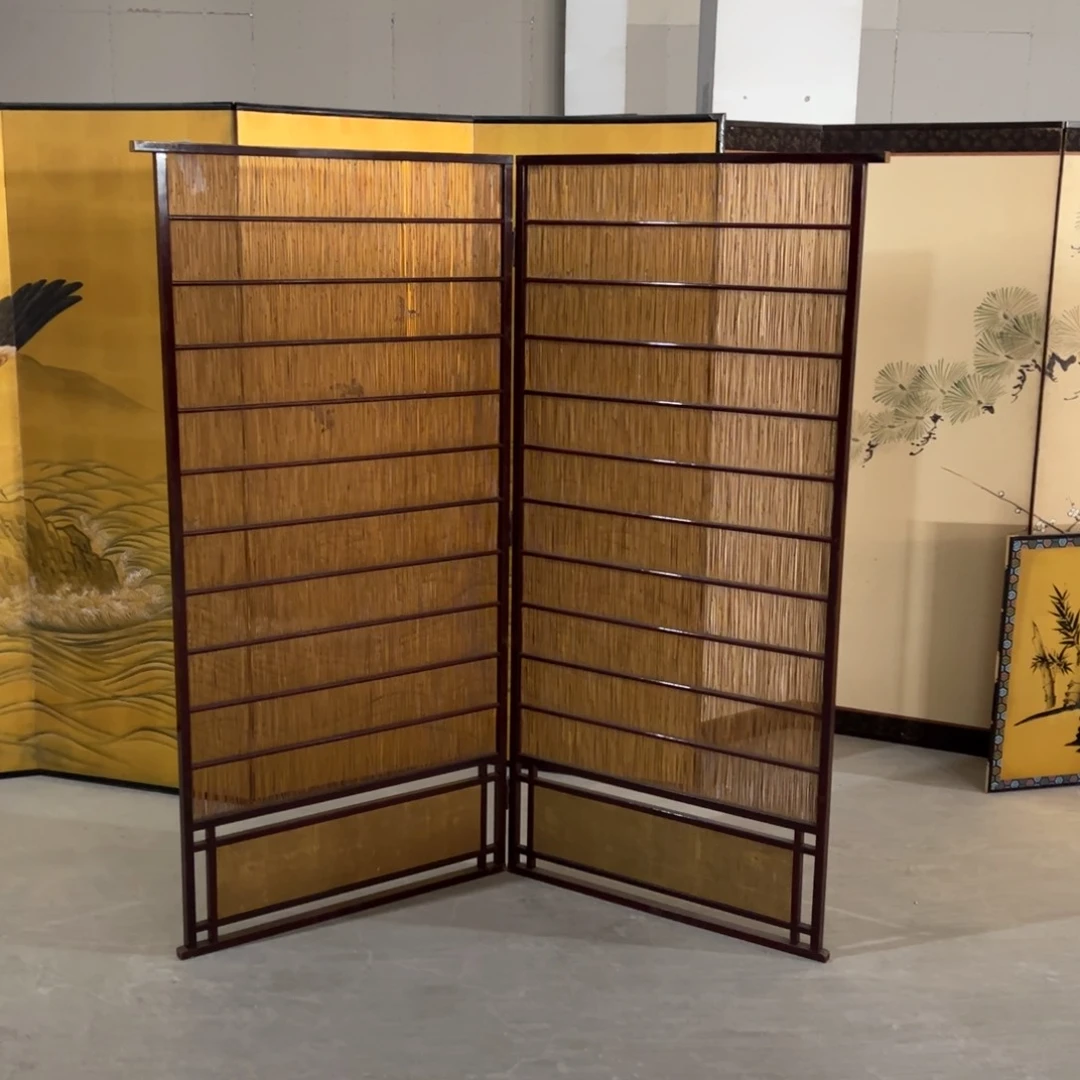 绘画戏*屏风框画茶空间设计