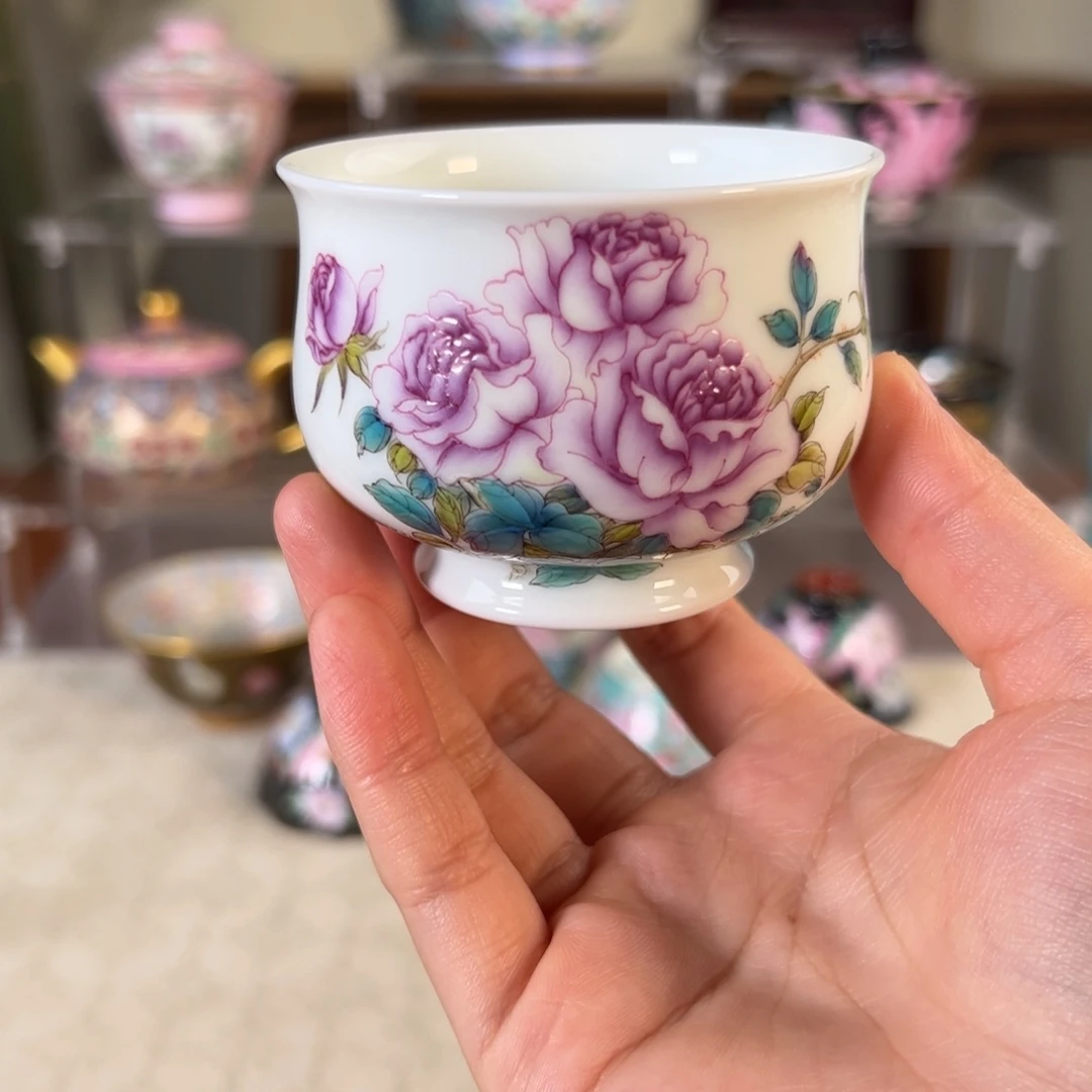 纯手工手绘 高端茶器