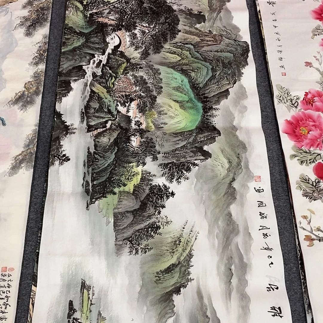 国画画画真的画的