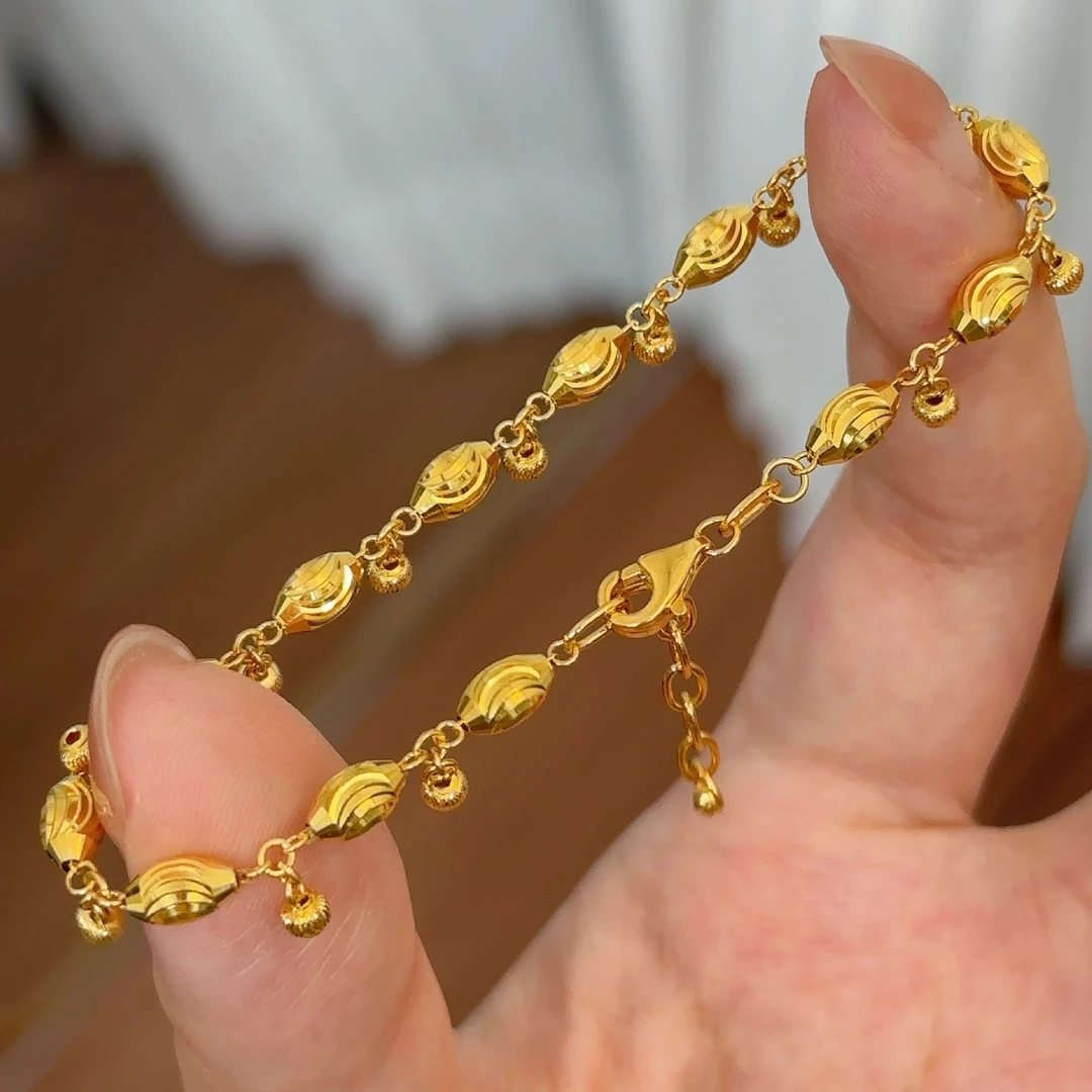 韵祺珠宝 足金999 西域公主手链