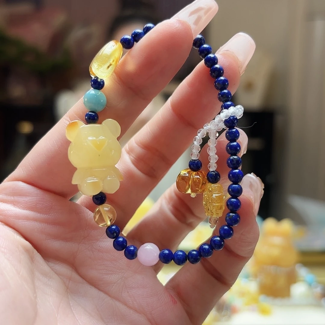 未镶嵌琥珀手链琥珀