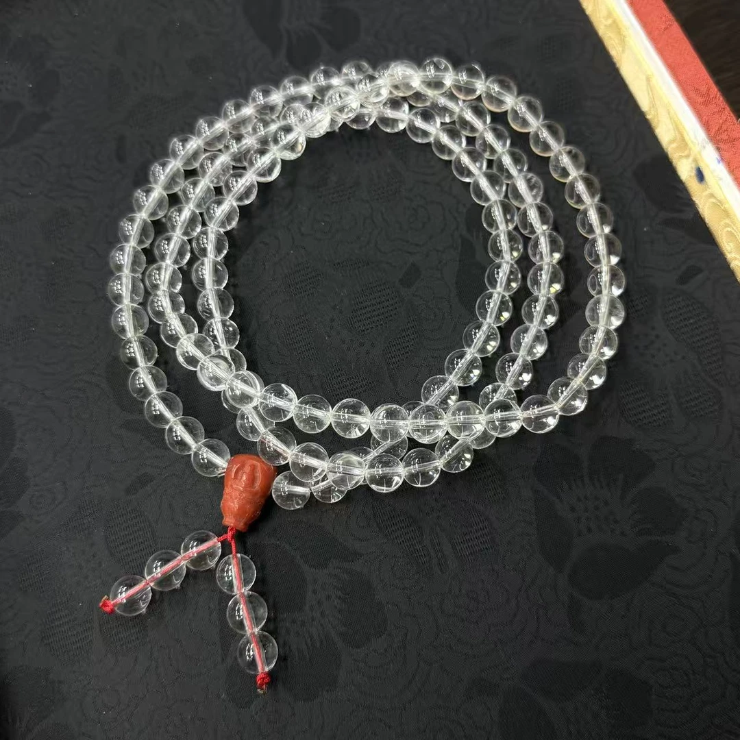 9260 水晶长串长链素款项链