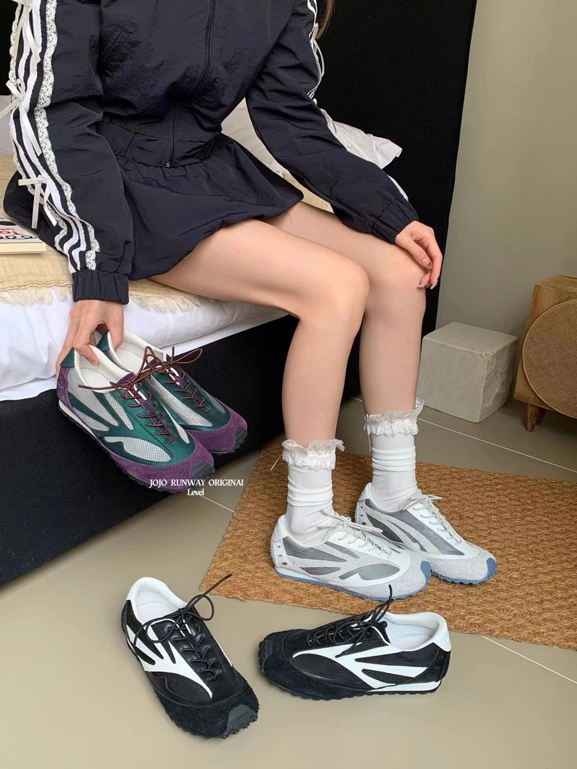 “JOJO专属”春季韩版时尚增高休闲运动徳训鞋#66615