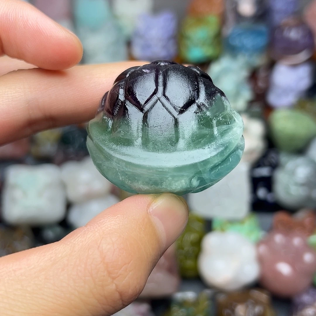 石材醒狮小白萤石