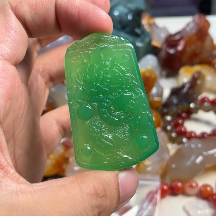 玛瑙/玉髓未镶嵌吊坠(不含链)
