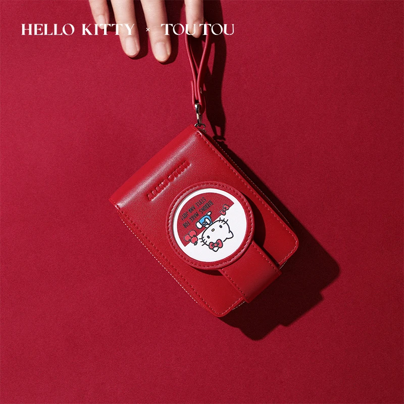 toutou【hellokitty联名】凯蒂猫钱包可爱证件收纳零钱卡包礼物女
