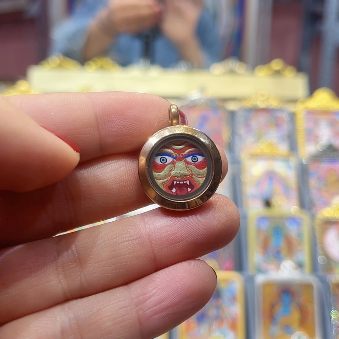 银S925热贡艺术唐卡