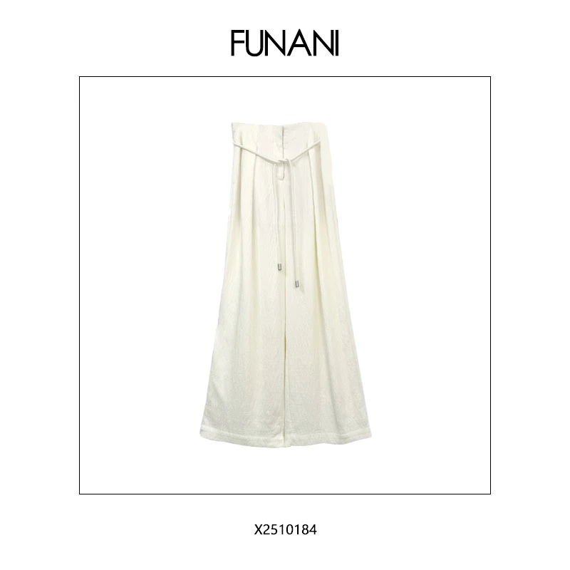 【FUNANI】 轻奢法式高级感重工原创设计感  裤子  X2510184
