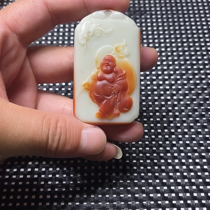 未镶嵌和田玉挂件佛公