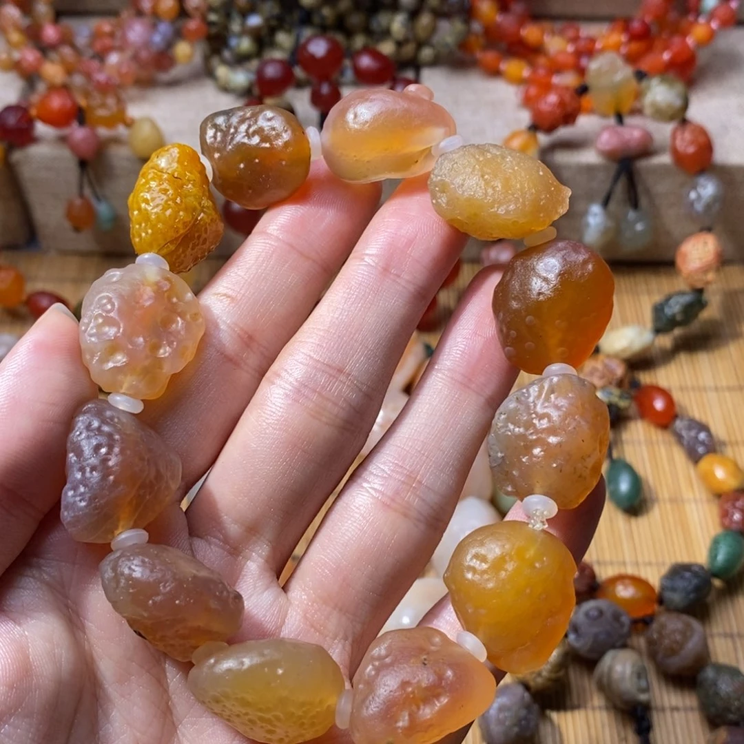 玛瑙/玉髓手链未镶嵌