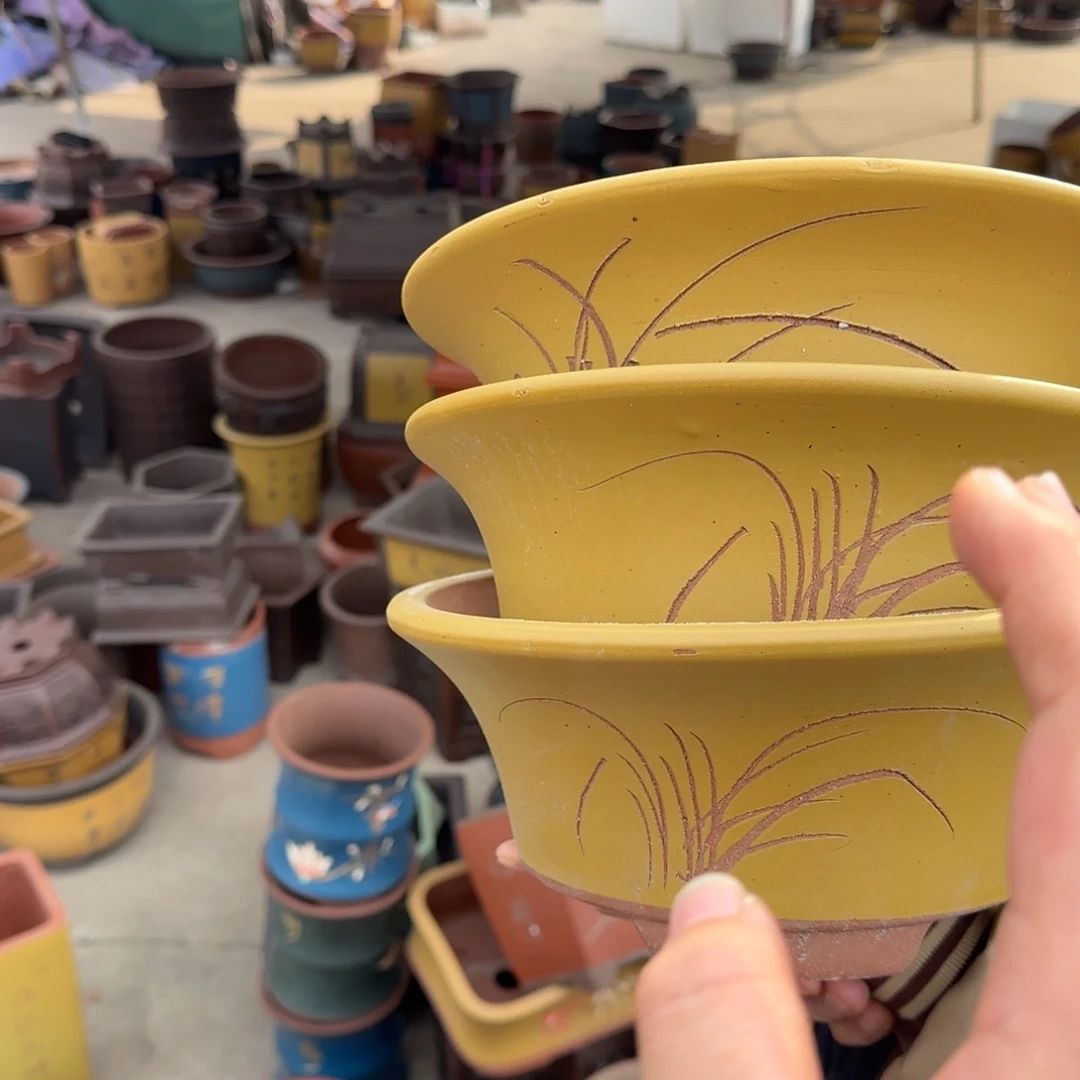 紫砂花盆瑕疵和瑕疵