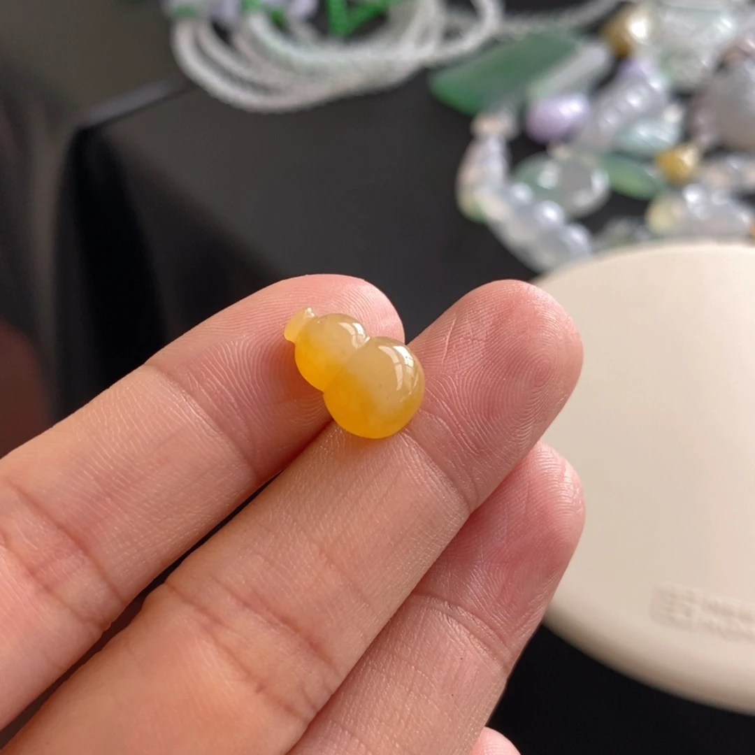 翡翠未镶嵌手链葫芦13.1