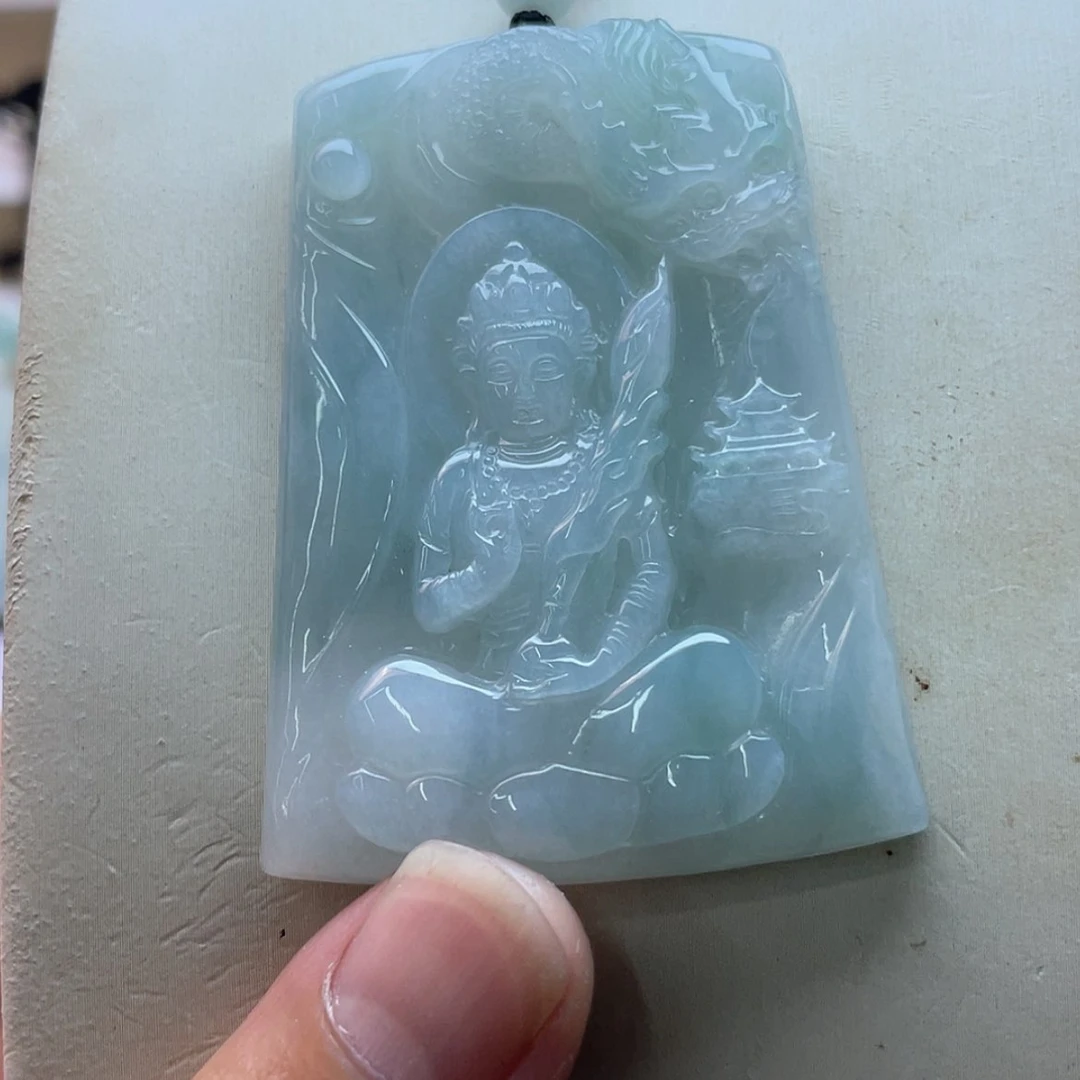 【闪购商品】颈饰未镶嵌翡翠招**英翡翠