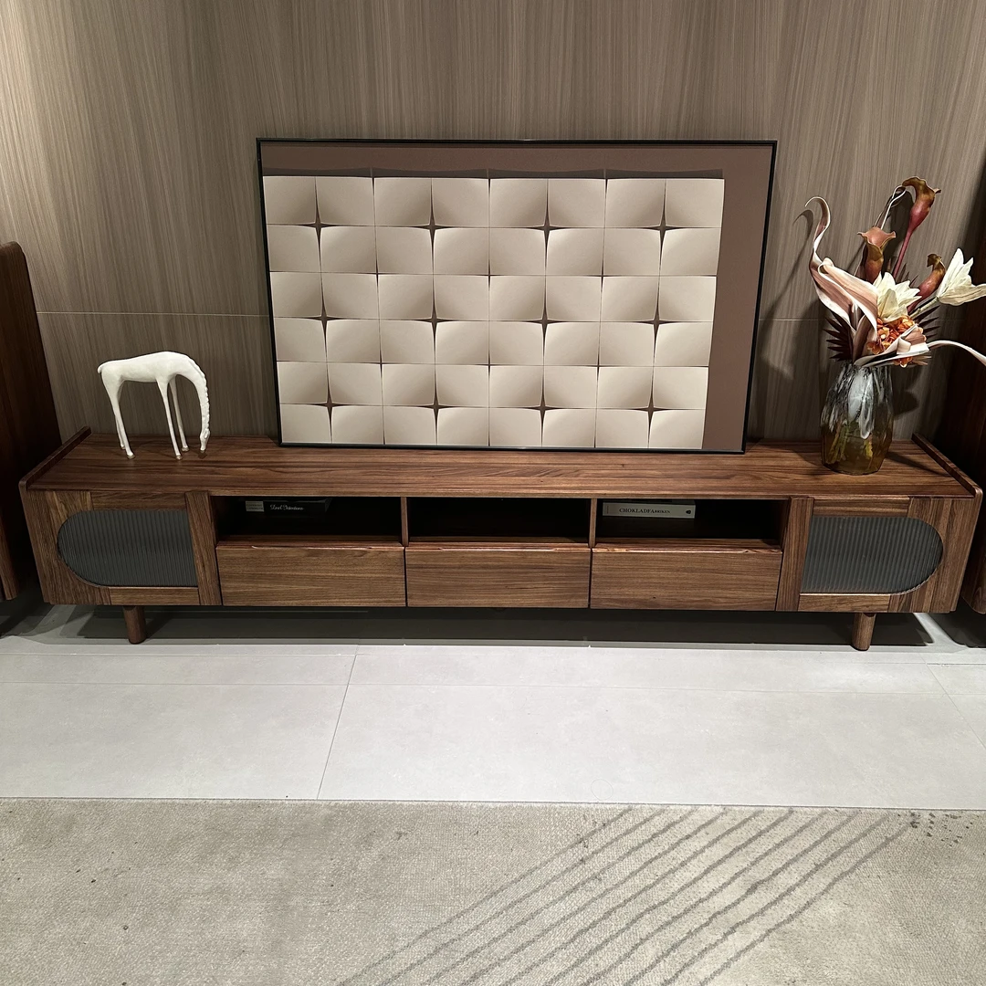 黑胡桃/乌金2/2.4米客厅电视柜