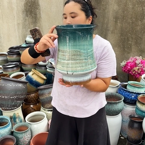 口20高30一个盆子。