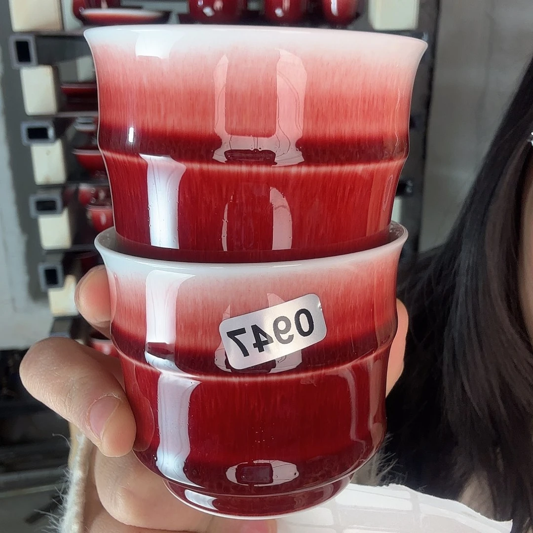 杯景德镇郎红陶瓷